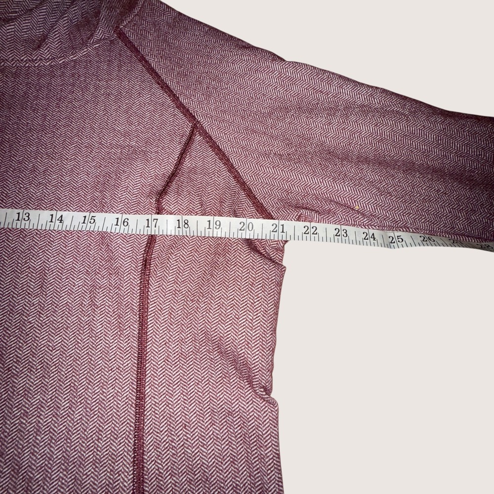 Patagonia Women's Large Base Layer Active Hoodie Herringbone Gorpcore Thumbholes - Picture 16 of 16